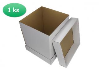 Dortová krabice 37x37x45 cm (dno+ohrádka+víko)