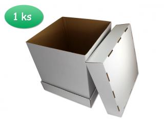 Dortová krabice 43x43x47 cm (dno+ohrádka+víko)