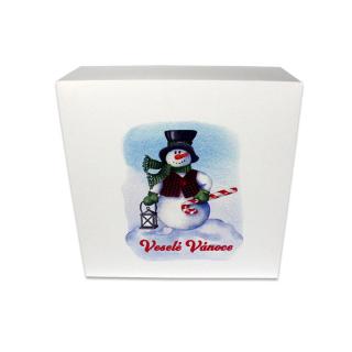 Dortová krabice - Sněhulák - MIX