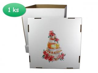 Dortová krabice svatební dort