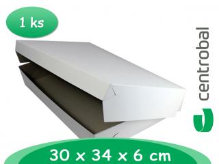 Krabice na chlebíčky 30x34x6 cm