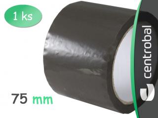 Lepící páska akrylát 75 mm - hnědá