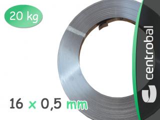 Vázací páska ocelová  16 x 0,5 mm (20 kg)