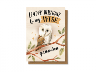 Happy birthday to my wise grandma