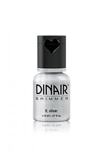 Dinair Airbrush Eyeshadow SHIMMER - Oční stíny třpytivé Odstín: light silver
