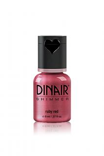 Dinair Airbrush Eyeshadow SHIMMER - Oční stíny třpytivé Odstín: ruby red