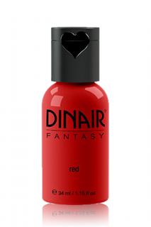 Dinair Airbrush FANTASY Colors - FX barvy Barva: Red, Velikost: 34 ml