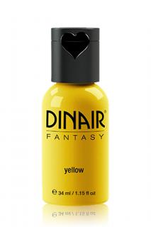 Dinair Airbrush FANTASY Colors - FX barvy Barva: Yellow, Velikost: 34 ml