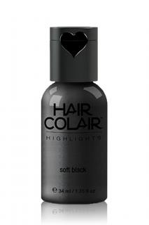 Dinair Airbrush Hair COLAIR highlights Barva: Soft black, Velikost: 34 ml