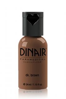 Dinair Airbrush Make-up CAMOUFLAGE paramedical Barva: dk. brown, Velikost: 34 ml