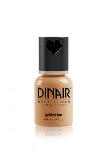 Dinair Airbrush Make-up CAMOUFLAGE paramedical Barva: golden tan, Velikost: 8 ml