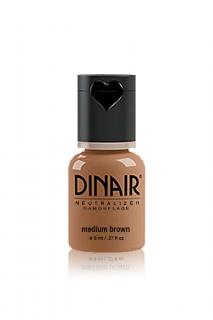 Dinair Airbrush Make-up CAMOUFLAGE paramedical Barva: medium brown, Velikost: 8 ml