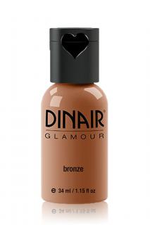 Dinair Airbrush Make-up GLAMOUR natural Barva: bronze, Velikost: 34 ml