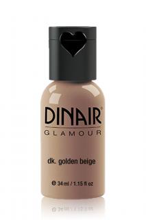 Dinair Airbrush Make-up GLAMOUR natural Barva: dk. golden beige, Velikost: 34 ml