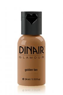 Dinair Airbrush Make-up GLAMOUR natural Barva: golden tan, Velikost: 34 ml