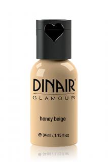 Dinair Airbrush Make-up GLAMOUR natural Barva: honey beige, Velikost: 34 ml