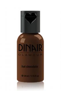 Dinair Airbrush Make-up GLAMOUR natural Barva: hot chocolate, Velikost: 34 ml