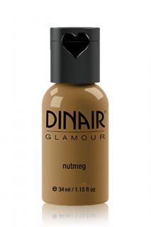 Dinair Airbrush Make-up GLAMOUR natural Barva: nutmeg, Velikost: 34 ml