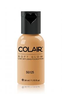 Dinair Airbrush Make-up SOFT GLOW pudrový Barva: SG125 lt. golden beige, Velikost: 34 ml