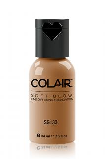 Dinair Airbrush Make-up SOFT GLOW pudrový Barva: SG133 golden tan, Velikost: 34 ml