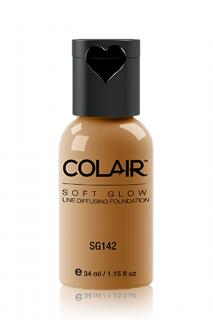 Dinair Airbrush Make-up SOFT GLOW pudrový Barva: SG142 tawny, Velikost: 34 ml