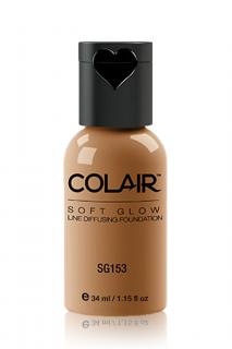Dinair Airbrush Make-up SOFT GLOW pudrový Barva: SG153 soft brown, Velikost: 34 ml
