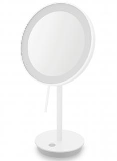 LED kosmetické zrcadlo nerezové bílé alona