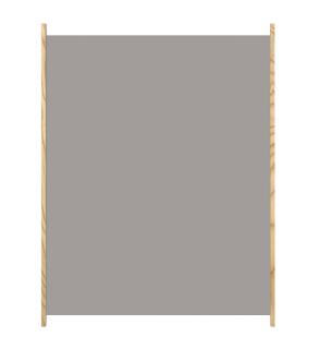 Magnetická tabule šedá s dřevěným detailem 66x50cm koreo