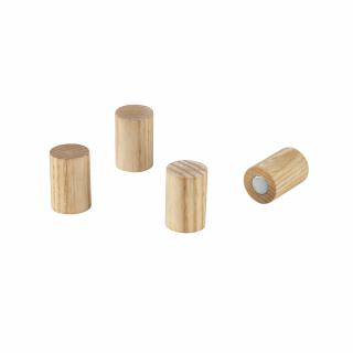 Magnety dřevěné set 4 kusů koreo