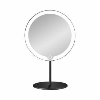 Zrcadlo kosmetické led nerezové černé modo