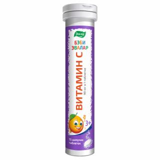 Baby Vitamin C - 15 šumivých tablet-Evalar