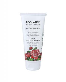 Exfoliační gel na obličej Divoká růže - Ecolatier Organic - 100ml