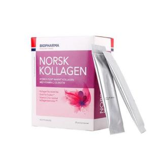 Hydrolyzovaný mořský kolagen s vitamínem C a biotinem - Norsk Kollagen - Biopharma - 25x5 g Příchuť: Bez příchutě