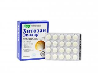 Lapač tuků - Chitosan - Evalar - 100 tablet