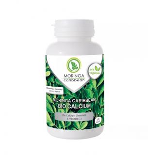 Moringa Bio Calcium - Moringa Caribbean - 120 kapslí  + Náhodně vybraný dárek