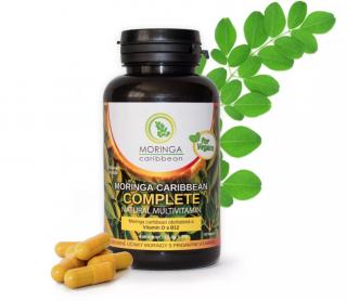 Moringa COMPLETE - Jediný přírodní multivitamin - Moringa Caribbean - 120 kapslí  + Náhodně vybraný dárek