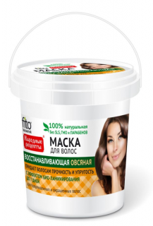 Obnovující vlasová maska ​​s ovesnými proteiny na poškozené a barvené vlasy - Fitokosmetik - 155ml