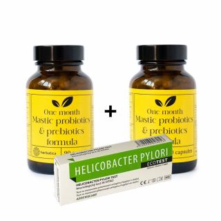 Set na podporu trávení: 2x Masticha PROBIOTICS & PREBIOTICS+ Helikobakter test - Herbatica