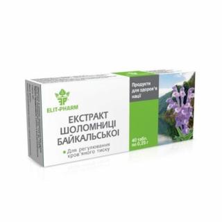 Šišák bajkalský extrakt - 80 tablet - Elit Pharm