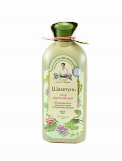 Zpevňující šampon na bázi březové esence - Babička Agafia - 350 ml
