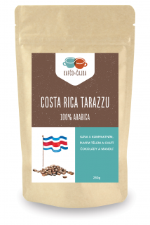Costa Rica Tarazzu - káva - dárkové balení Velikost balení: 250 g, Způsob mletí: Překapávaná (hrubá)