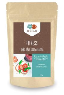 Fitness - směs kávy - dárkové balení Velikost balení: 250 g, Způsob mletí: Celá zrna