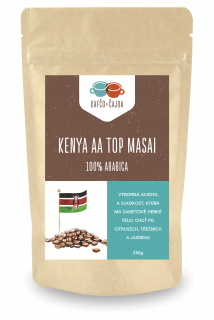 Kenya AA TOP Masai - káva Velikost balení: 1000 g, Způsob mletí: Moka (střední)
