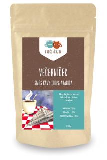 Večerníček - směs kávy Velikost balení: 250 g, Způsob mletí: French press (velmi hrubá)