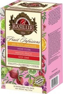 BASILUR Fruit Infusions Assorted Vol. IV. přebal 20 gastro sáčků