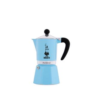 Bialetti Moka konvička Rainbow velikost: 3 šálky 150 ml modrá