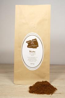 Kuba mletá Druh mletí: Filtrovaná káva (V60), Vakuum pot - Střední mletí hrubší, Sáček: 250 g