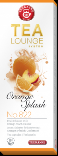 Tealounge kapslové sypané čaje Druhy čajů: Orange Splash No. 822 - 8 kapslí