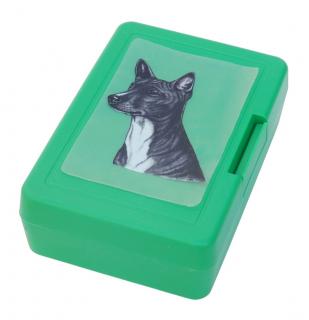 Basenji černý - plastový box (objem 0,9 l / 1,2 l)