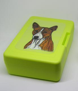 Basenji - plastový box (objem 0,9 l)